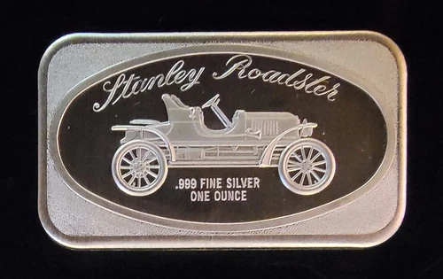 Stanley Roadster Car Madison Mint Auto Vtg Bullion-999 Silver 1 Oz Ounce Art Bar
