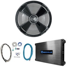 SoundStream MSW.102 10" 600w Marine/Boat/UTV Subwoofer DVC 2-ohm Sub Amplifier