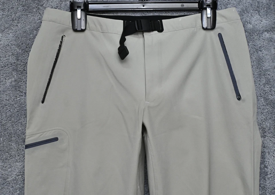Pantalones para hombre Arc'teryx impermeables utilitarios senderos senderismo trekking beige talla XL Foto 3 de 4