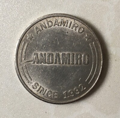 SELTENE *SEIT 1992* SÜDKOREANISCH *ANDAMIRO* ARCADE-SPIEL SPIELTOKEN MÜNZE