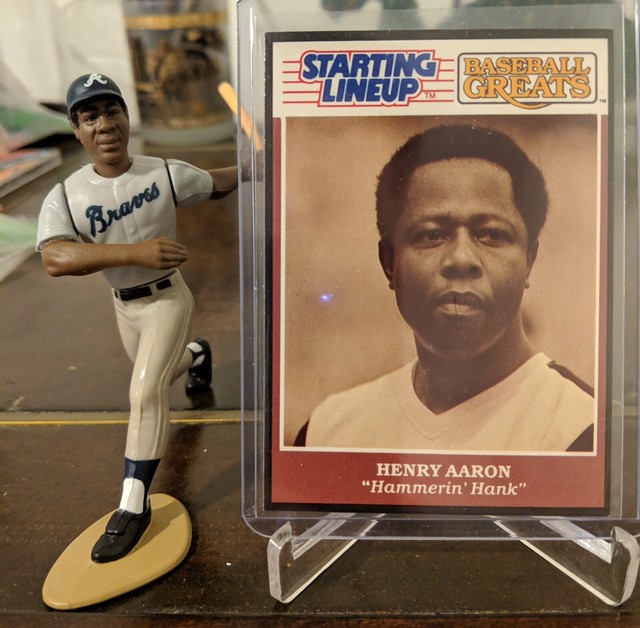 Hank Aaron 1989 Starting Lineup Baseball Greats Figurine & Card Braves | eBay