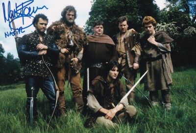 MARK RYAN signed Autogramm 20x30cm ROBIN OF SHERWOOD in Person autograph COA
