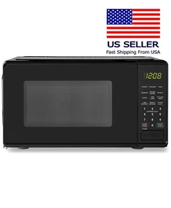0.7 cu. ft. Countertop Microwave Oven, 700 Watts, Black New