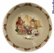 Royal Doulton Bunnykins Cereal Bowl English Fine Bone China Family Sharing Vtg