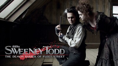 2007 Sweeney Todd Movie Poster 11X17 Johnny Depp Alan Rickman   