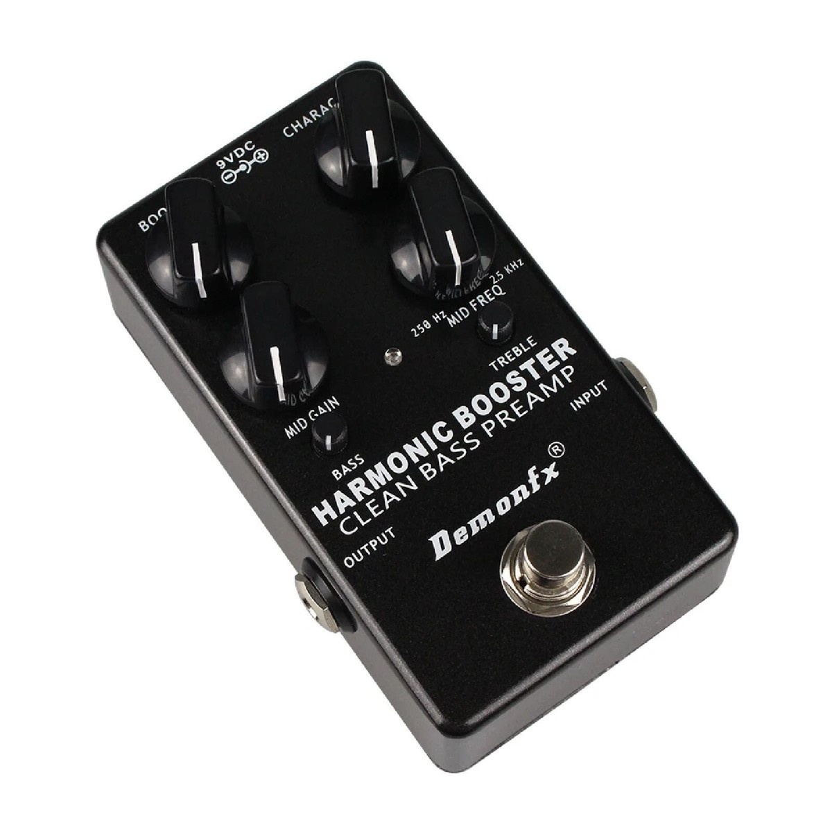 【新品】Demonfx HARMONIC BOOSTER Demonfx Harmonic Booster +PDC 3A Power Cable Clean Bass Guitar Pre