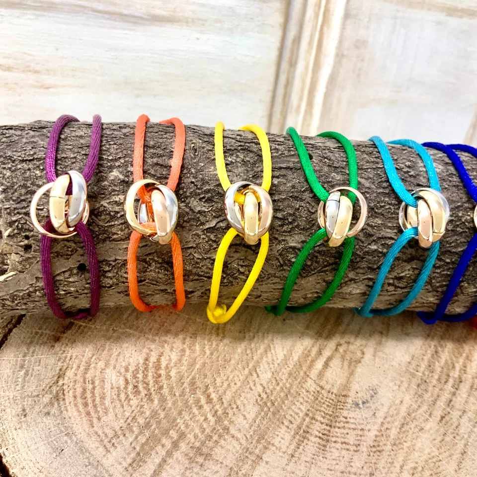 Новый модный цвет строки Троица браслет штабелируемый должен иметь предметы точка моды - Изображение 3 из 4