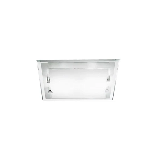 Plafoniera applique moderna in vetro parete soffitto quadrata 30x30 di Perenz - Foto 3 di 5