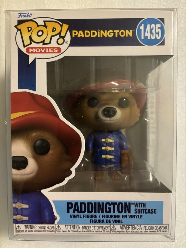 Funko Pop! Paddington Bear with Suitcase #1435 Brand New w/ Pop Protector