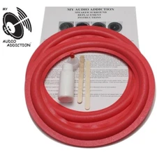 FOAM SPEAKER SURROUND REPAIR KIT FOR CERWIN VEGA 10" All Red !!!!!!