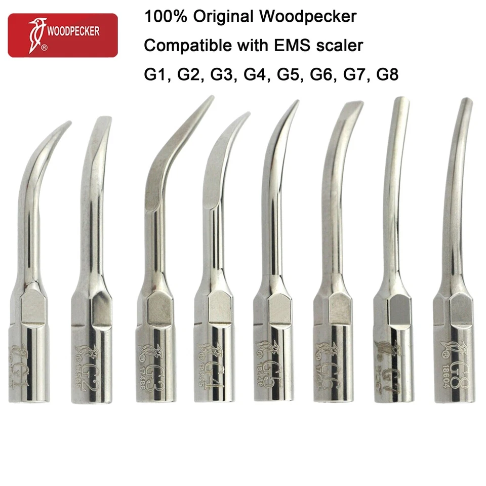 Woodpecker Dental Ultrasonic Scaler Tips Scaling Cavity Shoulder Preparation EMS - Image 2 of 4