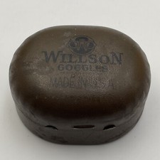 Willson Goggles Vintage Original Tin Metal Storage Box Container  22-0145 