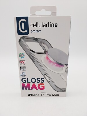 Cellularline Protect MagSafe Case für Iphone 16 Pro Max Transparent #KT4504O-Ü