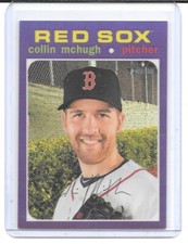 2020 Topps Heritage High Number Hot Box Purple Chrome #510 Collin McHugh