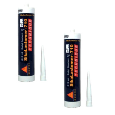 Sika Lastomer 710 310ml - WHITE sealant new 2 ITEMS