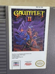 Gauntlet II & Wizards & Warriors Nintendo NES Cartridge TESTED Pins Cleaned LOT