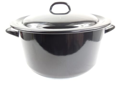 RIESS émail grande casserole casserole avec couvercle 32 cm 12,0 l induction  - Photo 1/4