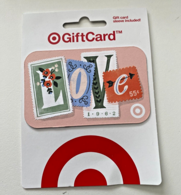 Target LOVE Stamps Gift Card NO $ Value Collectible 2019