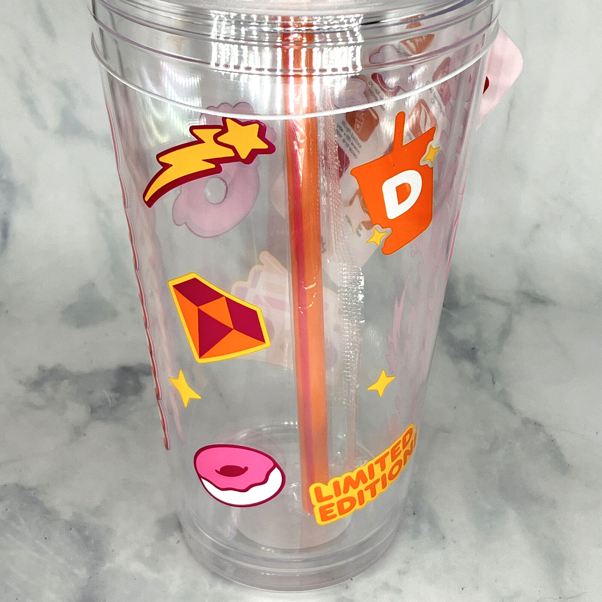 Dunkin' 2025 DunQueens Acrylic Tumbler Cup 24oz *FREE SURPRISE