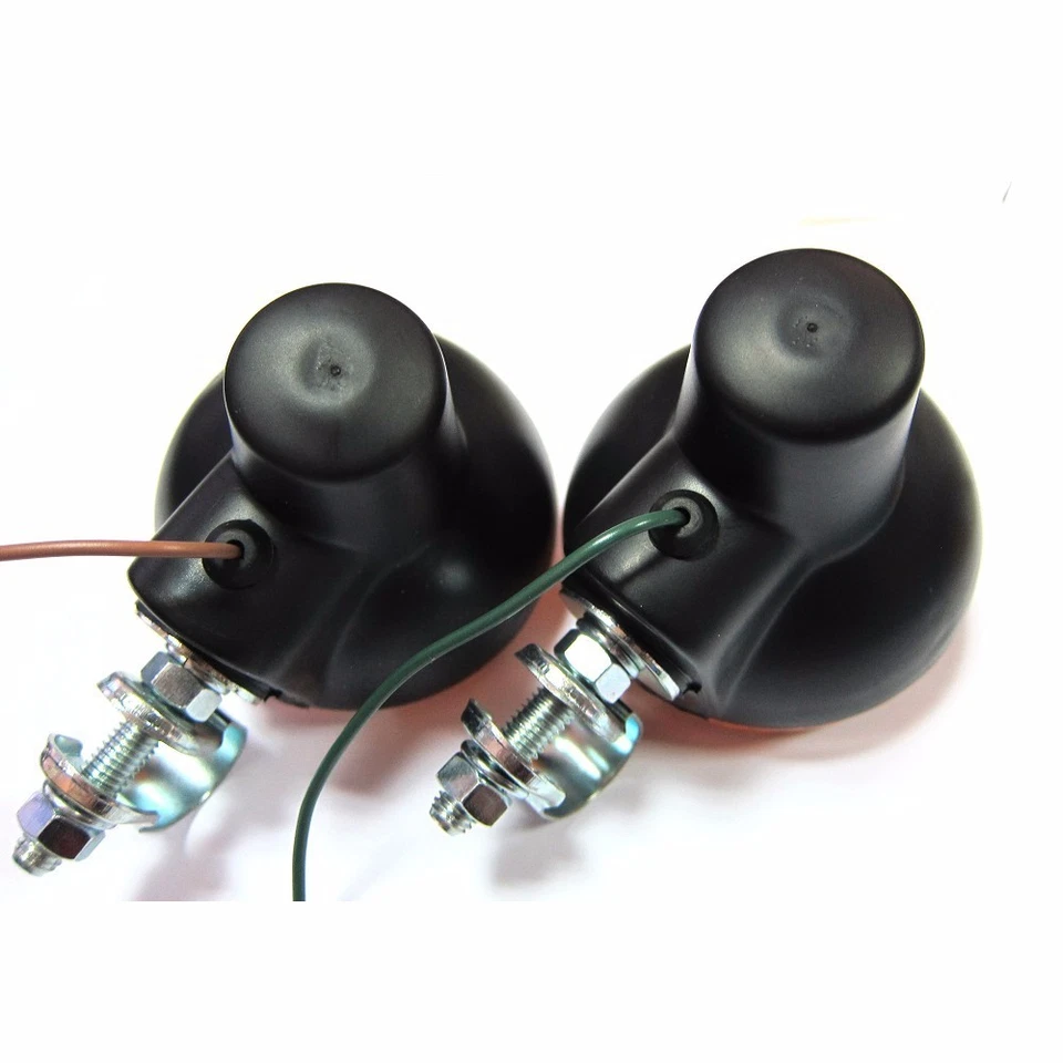 2X Front Turn Signal Light For Yamaha DT 175 250 400 100 125 XT 250 500 W/ stays Foto 3 de 3