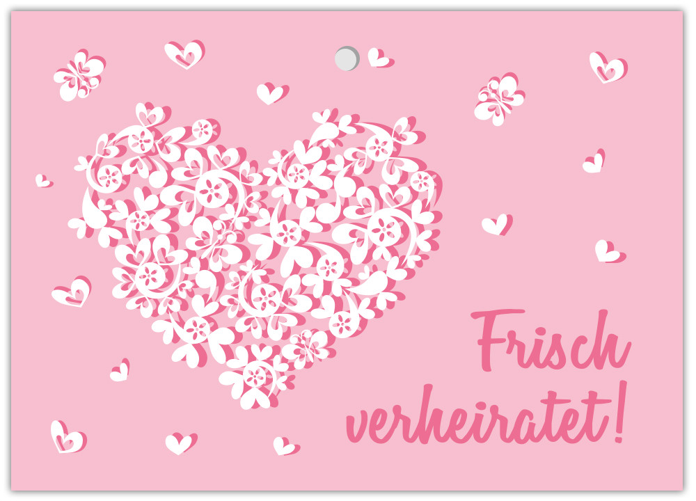 Ballonflugkarten Hochzeit Luftballonkarten Ballonkarten Postkarten Herz rosa