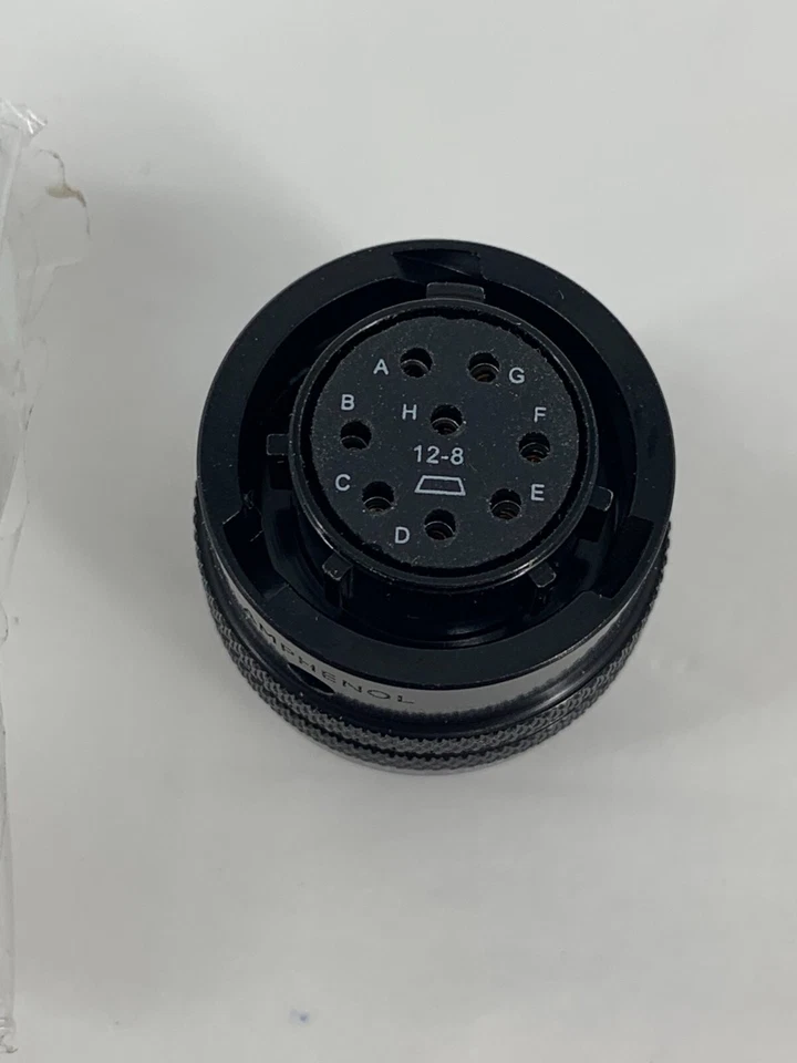 Amphenol PT06E-12-8S(005) 2202 8-Position Circular Connector Plug - Image 4 of 4