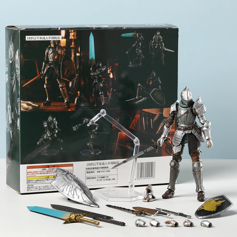 Figma 590 Demon's Souls Fluted Armor Action Figure Collectible