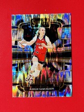 2024 WNBA Panini Select Karlie Samuelson ~Flash Prizm~ #99 Concourse Mystics