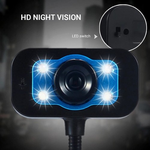 360 Degree Rotating Webcam with Noise Reduction Microphone Desktop Computer - Photo 5/8