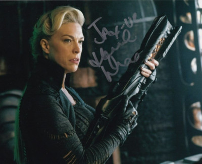 HANNAH WADDINGHAM signed Autogramm 20x25cm KRYPTON in Person autograph COA
