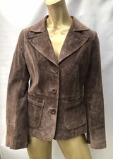 B Young Brown Suede Blazer M (uk 8/10)