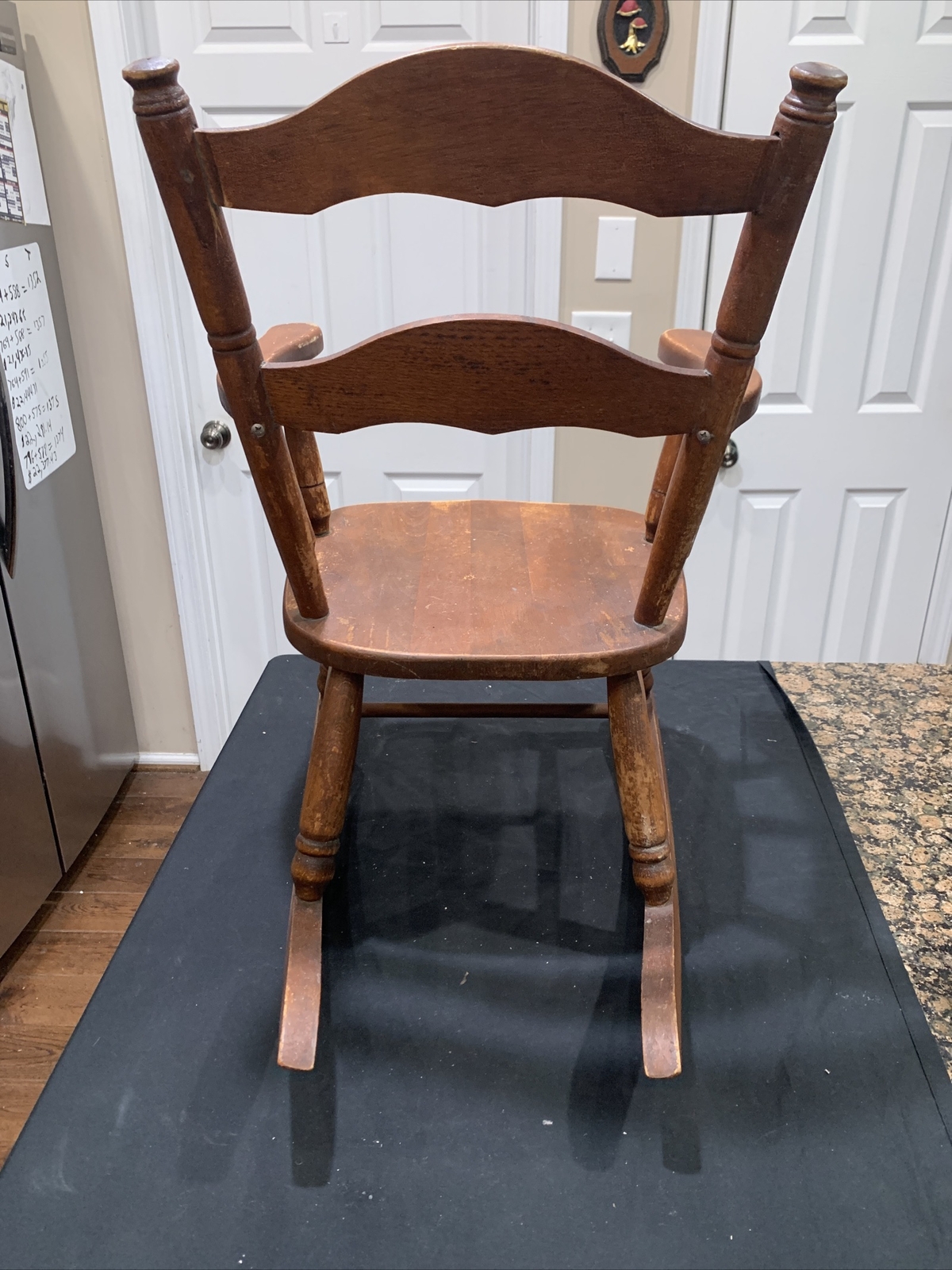Vintage Ramsdell Child’s Kids Rocker Rocking Chair Gardner Mass USA eBay