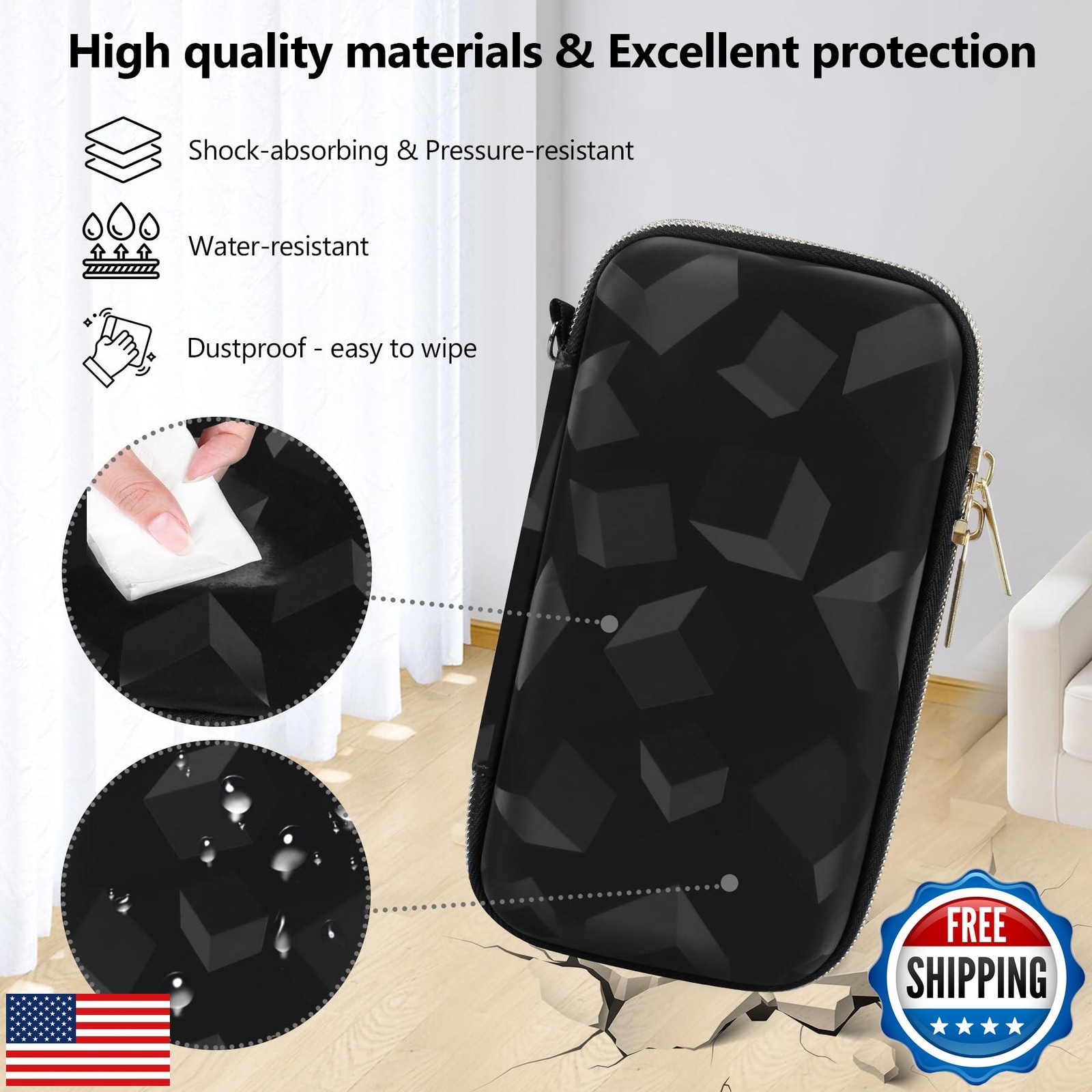 Supmay Carrying Case Compatible with WELLST·G Handheld Game for Kids -Preload