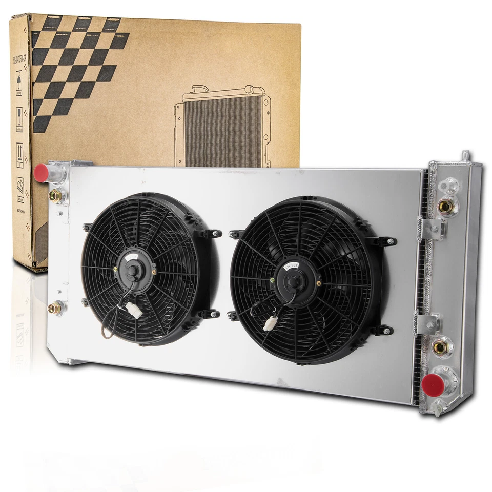 3-Row Radiator Shroud Fan For 03-09 Chevy Kodiak/GMC Topkick C4500 C5500 C6500 Foto 2 de 4