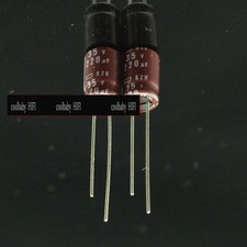 40pcs NCC Nippon Chemi-Con KZH 220mfd 35V 220UF electrolytic Capacitor caps