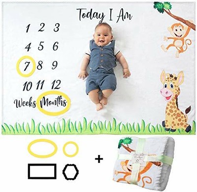 baby month blanket