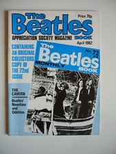 The Beatles Monthly Magazine No. 72 July 1969 / April 1982 Fan Club Book EXC NM