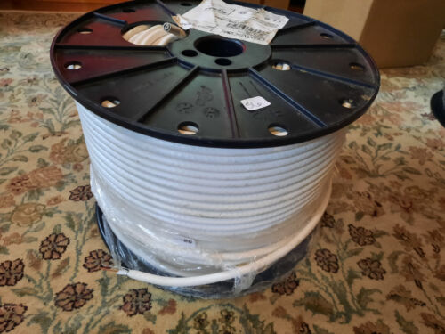 COMMSCOPE F677TSVV XP WHITE RG6 CATV-18AWG Copper Steel 500ft spool