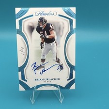 🔥2025 Panini Flawless ONE OF ONE  1/1 Autograph Brian Urlacher Bears 🔥