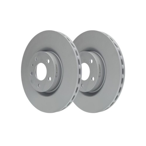 2X Bremsscheibe ATE 24.0122-0145.1 Passend FüR Fiat Opel Vauxhall-image