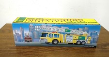 Vintage 1999 BP Aerial Tower Fire Truck 1:35 Scale Toy - New In Open Box