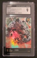 Cyborg 2022 DC  Mutliverse Chapter 2 Legends Legendary Holo CGC 9 Card Only