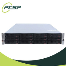 Supermicro 12B LFF 2x Silver 4114 512GB DDR4 9460-16i 6x Trays 6x 1TB SATA HDD