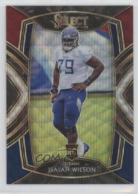2020 Panini Select Club Level Tri-Color Prizm 93/99 Isaiah Wilson Rookie RC s7f
