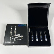 Oyaide Banana Plug SRBN Direct Silver & Rhodium Plating 4-Piece Set w/ Wrench