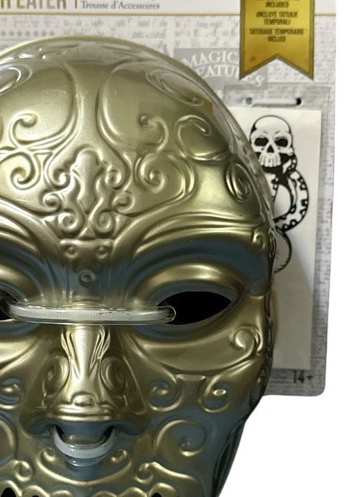 Harry Potter Death Eater Mask & Tattoo Accessory Kit Disguise Target New - Image 4 of 4