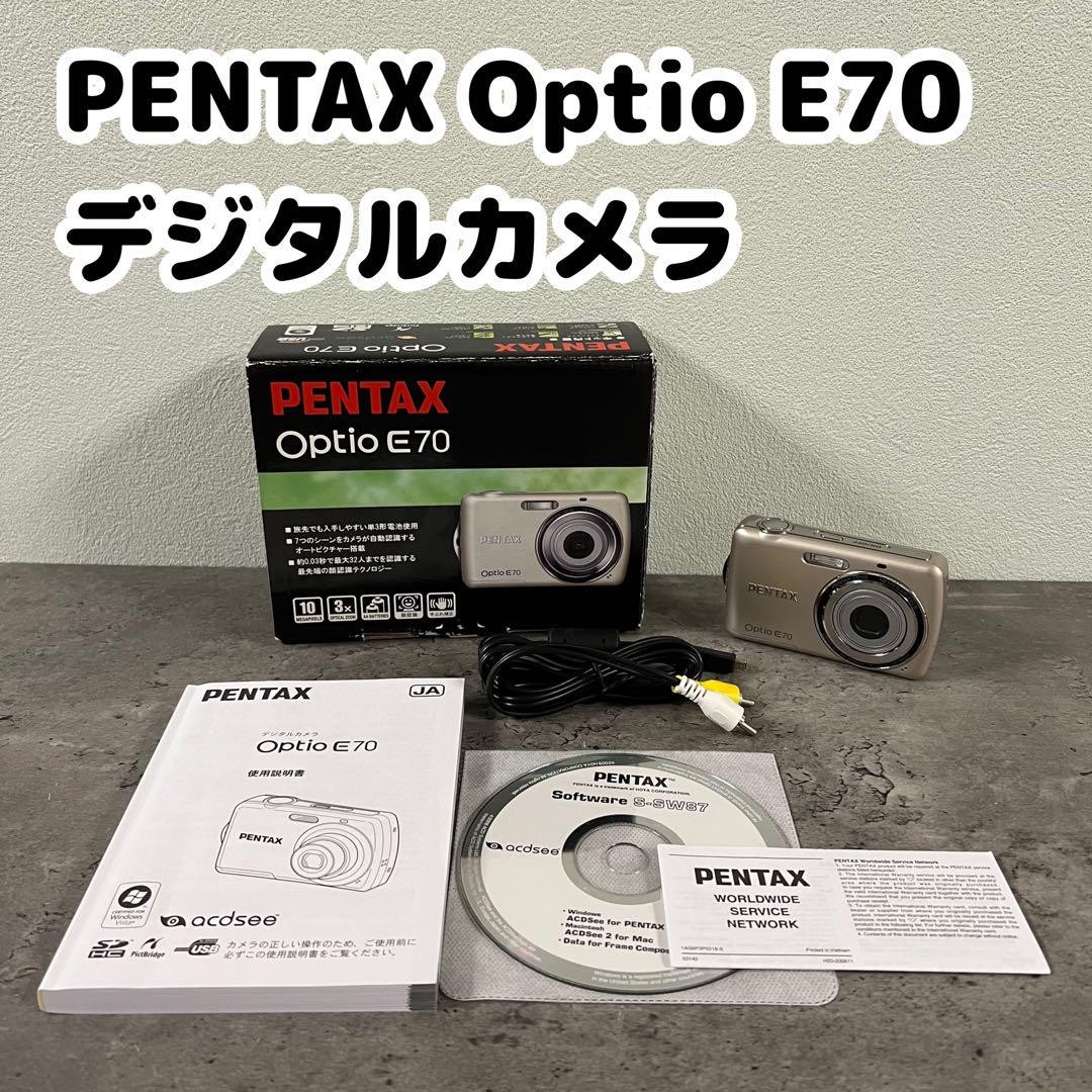 極美品 動作品 CCD 平成レトロ PENTAX Optio E70 元箱付き 【公式通販】