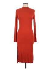 Nasty Gal Inc. Women Orange Casual Dress 10