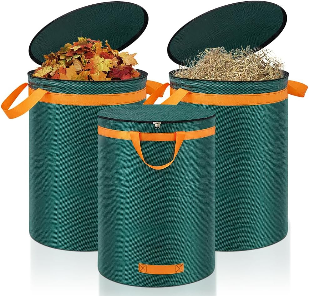 Sac dechets verts indéchirable Eurhomewit fini les sacs poubelles percés