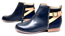Spenco Dove Creek Ankle Boots Black Round Toe Womens Size 12B New